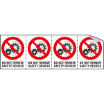 YE95208B - Sheet n. 4 label DO NOT REMOVE...