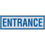 YE96683 - Label silver ENTRANCE