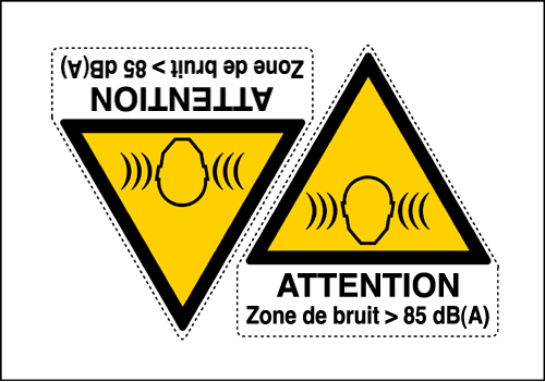 YF95272A - Sheet n.2 label ATTENTION ZONE...