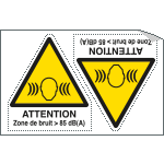 YF95272A - Sheet n.2 label ATTENTION ZONE...