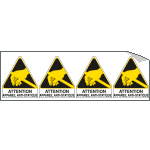 YF95291B - Sheet n.4 label ATTENTION APPAREIL...