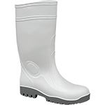 ZC642643 - Stivale al ginocchio PVC nitrilico BIANCO punt.acc. mis.43 EN 20345