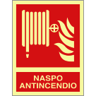 [EL20168XA] EL20168XA - Cartello luminescente Naspo antincendio