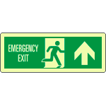 [EL720303WA] EL720303WA - Cartello luminescente emergency exit Nord EN ISO 7010