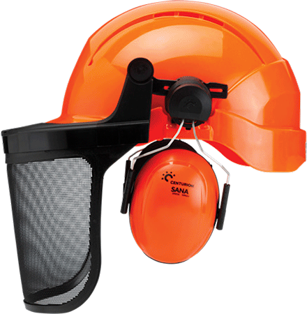 [ELE63] ELE63 - kit forestale composto da visiera+cuffie Sana30+ elmetto