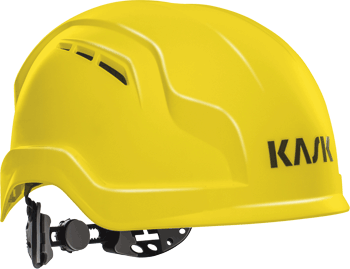 [ELE91Y] ELE91Y - elmetto da lavoro ZENITH BA AIR col.GIALLO,sz cinturini,reg.a rondella