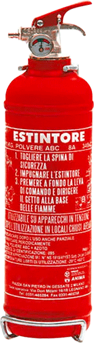 [EOKB04] EOKB04 - Estintore manometro sost POLVERE kg 4 classe 21A183BC