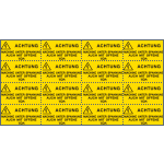 [EYD91580C] EYD91580C - Sheet n. 16 label MACHINE UNTER SPANNUNG AUCH MIT OFFENE...EN ISO 7010