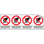 [EYE95209B] EYE95209B - sheet n. 4 label "DO NOT OPERATE..."EN ISO 7010