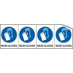 [EYE95231B] EYE95231B - sheet n. 4 label "WEAR GLOVES"