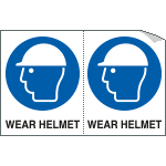 [EYE95233A] EYE95233A - sheet n. 2 label "WEAR HELMET"