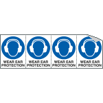 [EYE95235B] EYE95235B - Sheet n. 4 label WEAR EAR PROTECTION EN ISO 7010