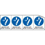 [EYE95239B] EYE95239B - sheet n. 4 label "SWITCH OFF BEFORE..."