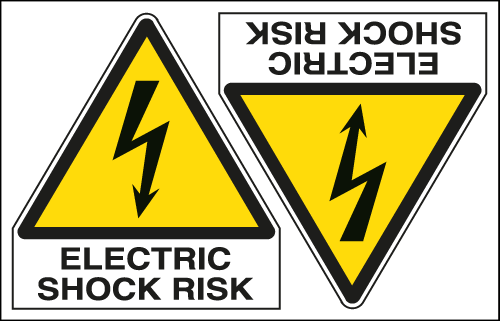 [EYE95262A] EYE95262A - Sheet n. 2 label ELECTRIC SHOCK RISK EN ISO 7010