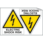 [EYE95262A] EYE95262A - Sheet n. 2 label ELECTRIC SHOCK RISK EN ISO 7010