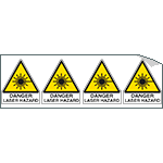 [EYE95292B] EYE95292B - Sheet n. 4 label DANGER LASER...