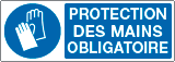 [EYF1904K] EYF1904K - Sign mandatory PROTECTION DES MAINS EN ISO 7010