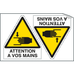 [EYF95260A] EYF95260A - Sheet n. 2 label ATTENTION A VOS MAINS EN ISO 7010