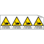 [EYF95260B] EYF95260B - sheet n. 4 label ATTENTION A VOS MAINS EN ISO 7010