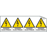 [EYF95262B] EYF95262B - Sheet n.4 label DANGER ELECTRIQUE EN ISO 7010