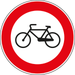 [FAR240055] FAR240055 - Disco rifrangente NF 55 TRANSITO vietato BICICLETTE