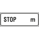[FCR912196] FCR912196 - pannello integrativo "Stop...m "per cantieri temporanei