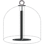 [FIS531] FIS531 - kit golfare per dissuasore (utilizzo dissuasore FIS530N/Y con catene)