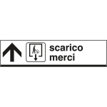 [FL6814A] FL6814A - Cartello indicazione SCARICO MERCI avanti