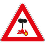 [FLR160034] FLR160034 - Cartello NF 34 PERICOLO INCENDIO