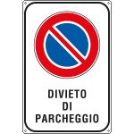 [FLR5629Y] FLR5629Y - Cartello DIVIETO DI PARCHEGGIO