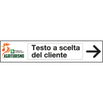 [FLR7001] FLR7001 - cartello agriturismo regione lombardia con freccia