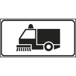 [FLR922001] FLR922001 - Tabella aggiuntiva rifrangente PULIZIA STRADA