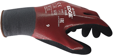[GE48919/7] GE48919/7 - guanti EDGE 48-919 rivest.NBR tg. 7