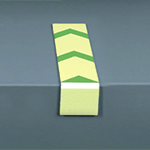[L93202] L93202 - Angolare per scale fotoluminescente con freccia