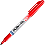 [MAK960R] MAK960R - pennarello industriale DURA INK punta fine mm 2 colore ROSSO