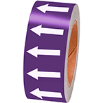 [NBTF50VW] NBTF50VW - frecce adesive in rotolo per tubazioni VIOLA/BIANCO h.mm 50