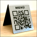 [OR0609] OR0609 - cart."PORTA MENU' CON QR CODE"