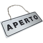 [OR1806] OR1806 - Cartello "Aperto / Chiuso"