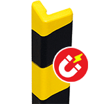 [PGE320SM] PGE320SM - Paracolpi SAFE IN in Eva espansa ang.lato 27 mm giallo/nero magnetico