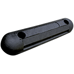[PGR70N] PGR70N - Battiruota in gomma grezza colore nero