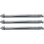 [PGRV29] PGRV29 - set 3 tasselli fissaggio lungh  250 mm diametro 12 mm per profili