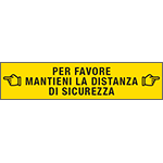 [PPS705] PPS705 - Confezione 10 pezzi Scritta adesiva Per favore...