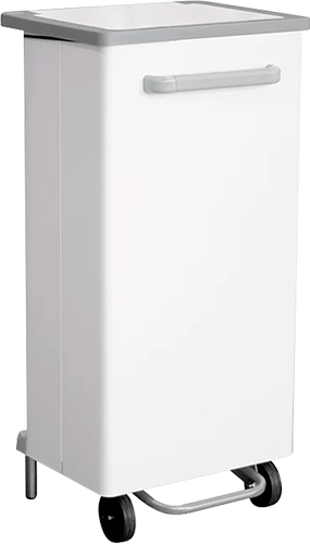 [PSR748] PSR748 - pattumiera a pedale bianca 110 lt