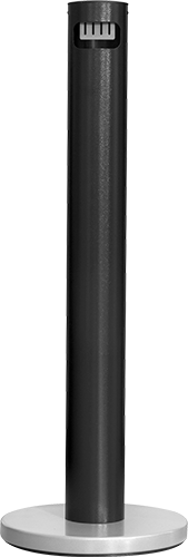 [PSR771] PSR771 - posacenere a colonna  in alluminio verniciato colore grigio. h 102