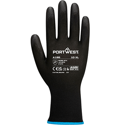 [PWT195L] PWT195L - Guanti Touch screen - PU nero tg.L
