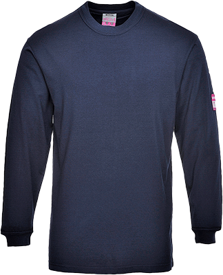 [PWT2011L] PWT2011L - maglia maniche maniche lunghe Ignifuga e antistatica tg.L blu