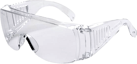 [PWT300] PWT300 - occhiali protettivi x visitatore chiari senza parti metalliche