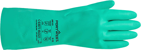 [PWT810L] PWT810L - guanti in nitrile Nitrosafe verde tg.L