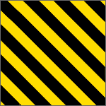 [R9401] R9401 - Pannello adesivo rifrangente giallo nero