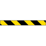 [R9410] R9410 - Pannello adesivo rifrangente giallo nero